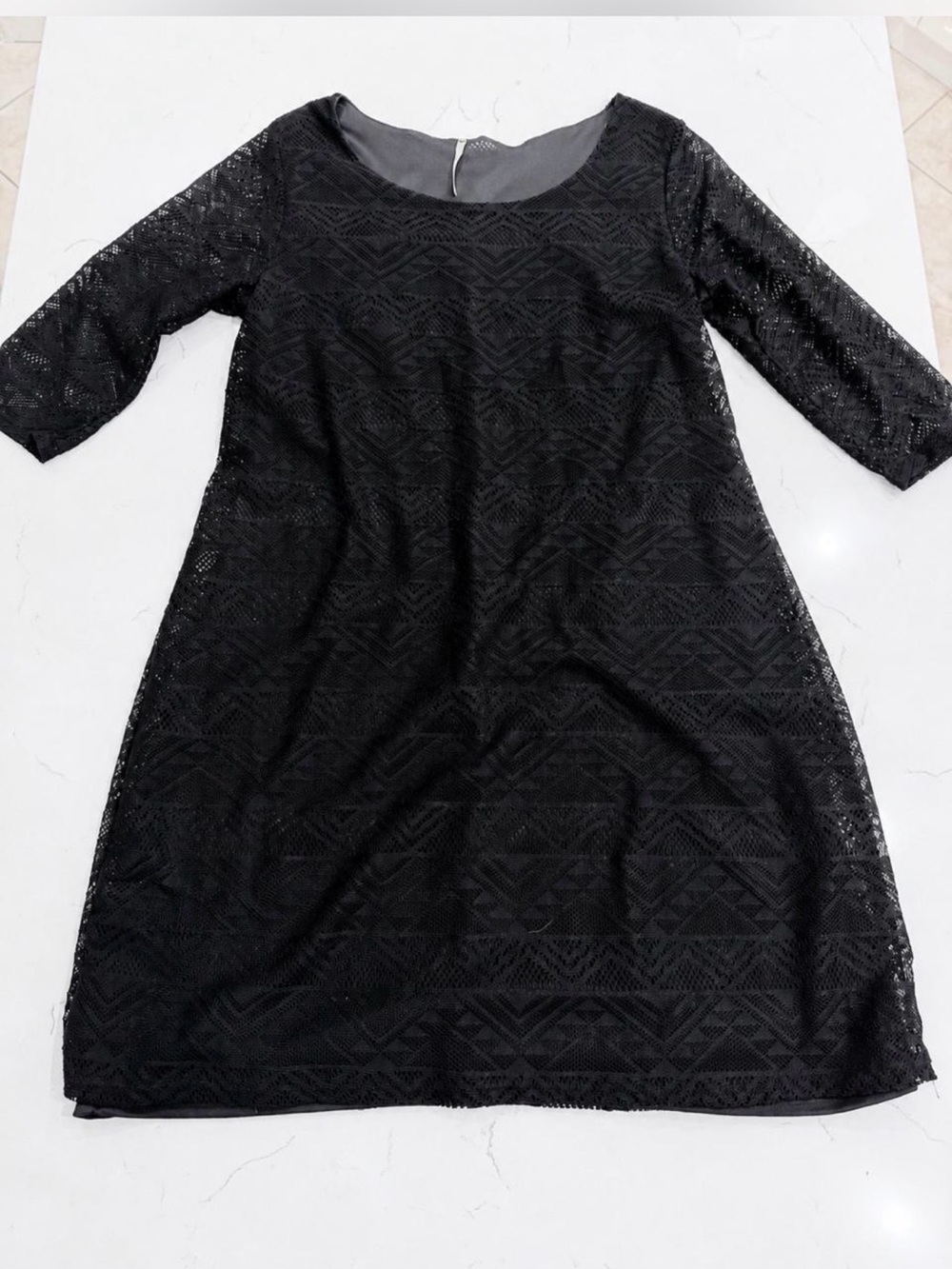 Made in the USA🇺🇸Fresh of LA Black Lace Shift Dress – Romantic Goth / Y2K